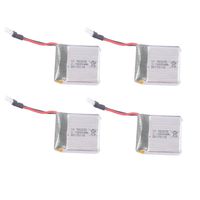 YouCute 4PCS 650mah Battery for TOZO X8tw Q1012 Focus FPV Drone QQPOW X8 Rc Quadcopter Spare Parts (4PCS 650mAh Batteries)