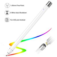 Stylus Pens for Touch Screens, Ciscle Fine Point Stylist Pen with 1.45mm Copper Tip and Palm Rejection Glove, Digital Pencil Compatible for iPad, iPhone, Android Tablet and Other Touch Screen Devices