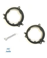 ASC Audio Car Stereo Install Aftermarket Speakers 6", 6.5", and 6.75" Inch Plastic Adapter Mount Plates and Speaker Wire Harness for Select Toyota, Lexus, Scion Vehicles- Vehicles Listed Below