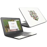 MightySkins Skin Compatible With HP Chromebook 11 G6 11.6" (2018) - Jungle Tiger | Protective, Durable, and Unique Vinyl Decal wrap cover | Easy To Apply, Remove, and Change Styles | Made in the USA