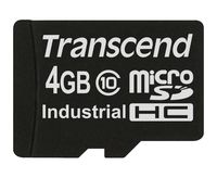 Transcend Information TS4GUSDC10I 4GB Industrial Temp Micro SD