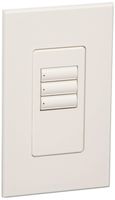 Lutron QSWS2-3BI-WH Electrical Distribution Wall Plate White