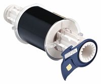 Brady 13544 PowerMark 50' Length x 4" Width, B-580 Vinyl Film, Black Indoor/Outdoor Tape