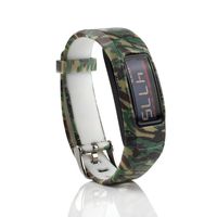 honecumi Replacement Bands Compatible with Garmin Vivofit 2 Watch Band Strap Bracelet-Colorful Soft Silicone Wrist Band Strap Accessory for Men & Women-Metal Clasp Bands-Free Size