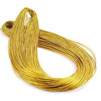 328 Feet Gift Tags String Hang Tags Rope (Gold)