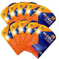 10 Pack 9V 6LR61 MN1640 E22 522 Alkaline Battery