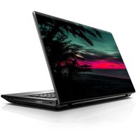 15 15.6 inch Laptop Notebook Skin vinyl Sticker Cover Decal Fits 13.3" 14" 15.6" 16" HP Lenovo Apple Mac Dell Compaq Asus Acer / Ocean sunset Pink sky
