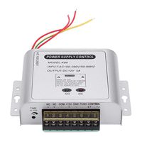 fosa Door Access Control System Switch Power Supply Adapter, 12V 5A Hanging Door Access Entry System with Smart Overcurrent, Overvoltage and Short Circuit Protection Function