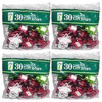 Berwick C.O. Large 4" Premium Holiday Holographic Peel N Stick, Gift Wrapping Christmas Bows (120 Bows)