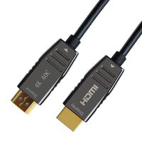4K Optic HDMI 2.0 Cable,Conbeer High Speed 18Gbs 60Hz 4:4:4 HDMI 2.0 Fiber Optical HDMI Cord Downward Compatible with 2K/1080P/1080I/720P/48P and 3D