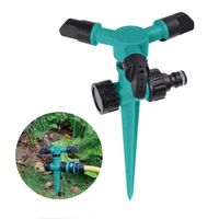 Lawn Sprinkler,Automatic Sprinklers for Garden 360 Rotating Sprinklers Water Sprinklers for Lawns,Watering Lawn Irrigation System/Leak Free Durable 3 Arm Sprayers