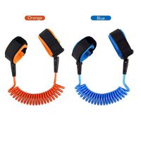 2 Pack Child Anti Lost Wrist Link，6.56ft(2.0M) Sturdy Flexible Safety Wristband Leash for Kids and Toddlers (Blue and Orange) 2019