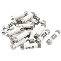 uxcell 20Pcs R015RT19 Cylindrical Contact Cap Fuse Links 500V 32A 10x38mm