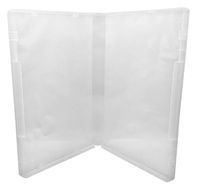 CheckOutStore 50 Clear Storage Cases 21mm for Rubber Stamps/w Tabs (No Hub)