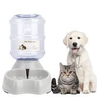 meleg otthon Automatic Pet Waterer,Pet Water Dispenser,Replenish Pet Waterer,Pet Water Dispenser Station,Automatic Gravity Water Drinking Fountain Bottle Bowl Dish Stand 1 Gal(3.8L)