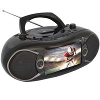 Naxa NDL-257 7in TFT LCD Display DVD Player TV Tuner Radio Black (Renewed)