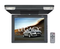 Legacy - 15'' Car Flip Down Display Monitor, Hi-Res Vehicle Roof Mount LCD Video Screen and IR Transmitter