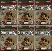 Shogun X Male Enhancing Performance Pill The New Most Effective Amplifier for Performance, Energy, and Endurance (6 Pill, White)