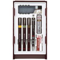 rOtring S0699370 Isograph Technical Drawing Pens, Set, 3-Pen College Set (.20-.50 mm)