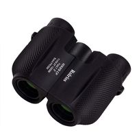 Compact Binoculars 10x25 Mini Folding Waterproof Binoculars with Weak Light Night Vision Small Lightweight Binoculars for Birding Mountaineering Traveling Sports Concert for Kids Adults