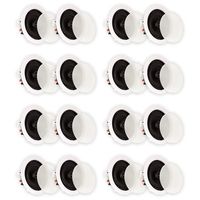 Theater Solutions TS50C in Ceiling Speakers Surround Sound Home Theater 8 Pair Pack