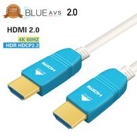 HDMI Cable 50ft, BlueAVS Fiber Optic Cable 4K 60Hz 15m HDMI 2.0b High-Speed 18Gbps Dolby Vision HDCP2.2, 3D / HDR/ARC, 4:4:4/4:2:2/4:2:0 White