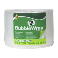 Duck Brand Bubble Wrap Roll, Original Bubble Cushioning, 12" x 175', Perforated Every 12" (1053440)