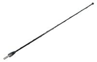 AntennaMastsRus - 12 Inch Black Short Antenna is Compatible with Ford F-150 (1975-2008) - Spiral Wind Noise Cancellation - Spring Steel Construction - Stainless Steel Threading