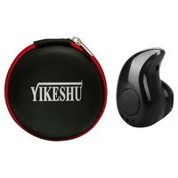 Bluetooth Earbud, Yikeshu Single Mini S530+ Wireless Bluetooth Stereo Earbud Support Hands-Free Calling Especially (Black)