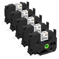 Replace P Touch Label Tape TZe-241 TZe241 18mm Compatible with Brother Ptouch Label Maker Tape ptd600 ptd210 ptd400 1880C 2030, 0.7 Inch x 26.2 Feet (18mm x 8m)