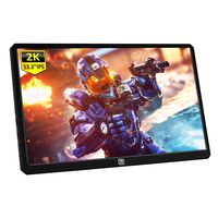 Corkea 13.3 Inch 2K Resolution Portable Gaming Monitor IPS Quad-HD 25601440 LCD Display with USB C/Hdmi Input,HDR,USB Powered,Ultra Slim Only 1CM,CNC Alu Shell,Built in Speakers