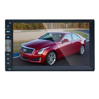 EinCar BVB251B Double Din 7 Inch Touchscreen Car Stereo No-DVD CD Player Bluetooth Car Radio Audio Receiver with Remote Control