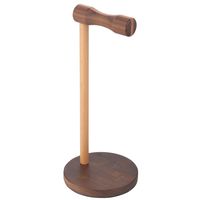 Headphones Stand, Wooden Headset Holder Earphone Stand Hanger Sleek Design with Sturdy Beech Body and Protective Non-slip Rubber Pads for Wireless, DJ, Gaming Headphone and Other Over-Ear Headphones