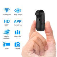 Spy Camera Hidden, WBESEV Mini Wi-Fi Camera IP Network Surveillance Cam 1080P HD Wireless Nanny Cam with Night Vision Motion Detection, Portable Video Recorder Covert Security Camera for Home/Office