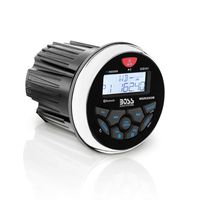 BOSS Audio Systems MGR350B Marine Gauge Receiver - Bluetooth, Digital Media MP3 Player, no CD Player, USB Port, AM FM Radio, Weatherproof