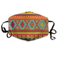 YUIOP Cool Pattern Red Printed Mask Neutral Mask for Men and Women Polyester Dust-Proof Breathable Mask