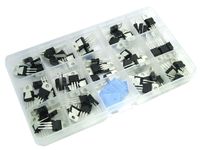 WINGONEER 70PCS 14 Values Three Terminal Positive Negative Voltage Regulator Transistor Kit T0-220