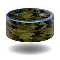 MightySkins Skin Compatible with Amazon Echo Dot - Green Camouflage | Protective, Durable, and Unique Vinyl Decal wrap Cover | Easy to Apply, Remove, and Change Styles | Made in The USA