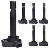 FAERSI Ignition Coil Pack of 6 for 3.0L 3.2L 3.5L V6 - Honda Accord Odyssey Pilot, Acura MDX TL RL CL, Saturn VUE, UF242 90919-02247 30520P8EA01 30520P8FA01 30520RCAA02