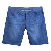 Corriee 2019 Most Wished Mens Jeans Shorts Men Summer Relax Fit Skate Board Pants Size 28-48 Light Blue