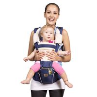 Bebamour New Style Designer Sling and Baby Carrier 2 in 1,Approved by U.S. Safety Standards,Dark Blue