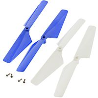 Traxxas LaTrax Alias Quadcopter 2 Blue & 2 White Rotor Blades & Screws Prop