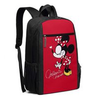 Travel Laptop Backpack Beautiful Minnie Mouse College School Bookbag Computer Bag Casual Daypack For Women Men
