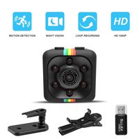 Cop Spy Cam As Seen On TV Mini Camera Wireless Hidden,ehomful 1080P Body Camera Mini Spy Camera Nanny Cam with Night Vision and Motion Detection-Surveillance Camera for Home, Office, Outdoor