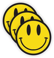 Smiley Face Gaming PC Sticker | Laptop Notebook Desktop Decal | Vinyl Toolbox Label
