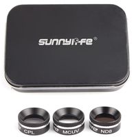 CZFRIEND Camera Lens Filter Set Accessories Hood Lens Protection for DJI MAVIC AIR Drone Quadcopter- ND8 + MUCV + CPL