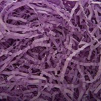 Lilac Crinkle Paper Shred for Gift Box Filler or Kraft, Crinkle Cut Paper Shred Filler for Gift Wrapping & Basket Filling, Perfect for Stuffing Gift Bags (Lilac)