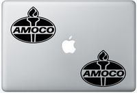 Amoco Logo FlashDecals0885 Set Of Two (2x) , Decal , Sticker , Laptop , Ipad , Car , Truck