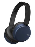 JVC Noise Cancelling Wireless Headpones, Bluetooth 4.1, Bass Boost Function, Voice Assistant Compatible - HAS65BNA(Blue)