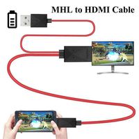1080P MHL Micro USB to HDMI HD TV Cable Adapter for Samsung Android Smart Phones